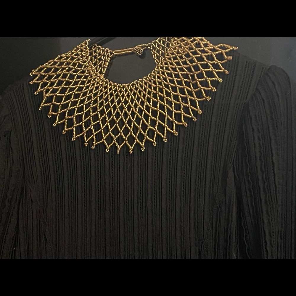 A beautiful House of Malawi gold choker!
